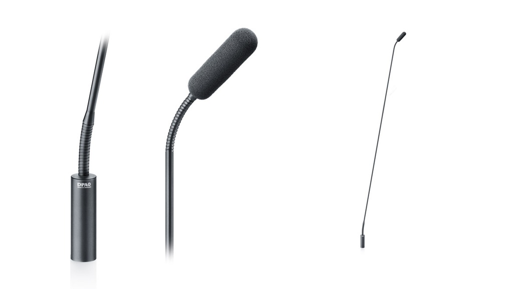 DPA 4098 CORE Supercardioid Mic, Black, XLR, 122 cm (48 in) Boom, top and bottom Gooseneck