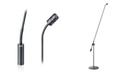 DPA 4011 Cardioid Mic, Black, XLR, 122 cm (48 in) Boom, Floor Stand, Twin Mic