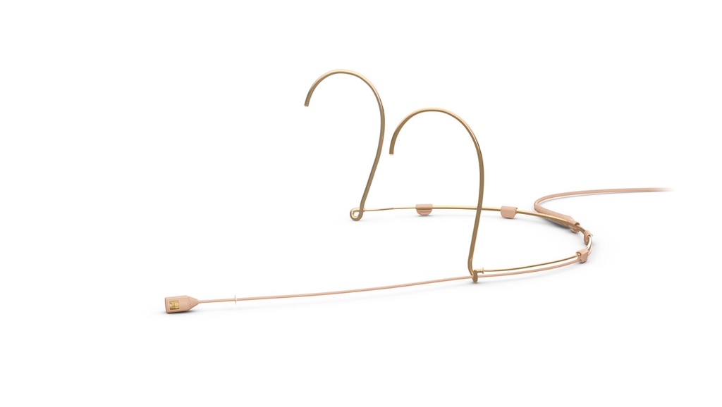 DPA 4088 CORE Directional  Headset Mic, Beige, 3-pin LEMO, Small