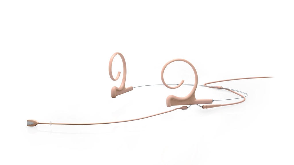 DPA 4188 CORE Directional Flex Headset Mic, 120 mm Boom, Beige, 3-pin LEMO