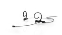 DPA 4288 CORE Directional Flex Headset Mic, 100 mm Boom, Black, MicroDot