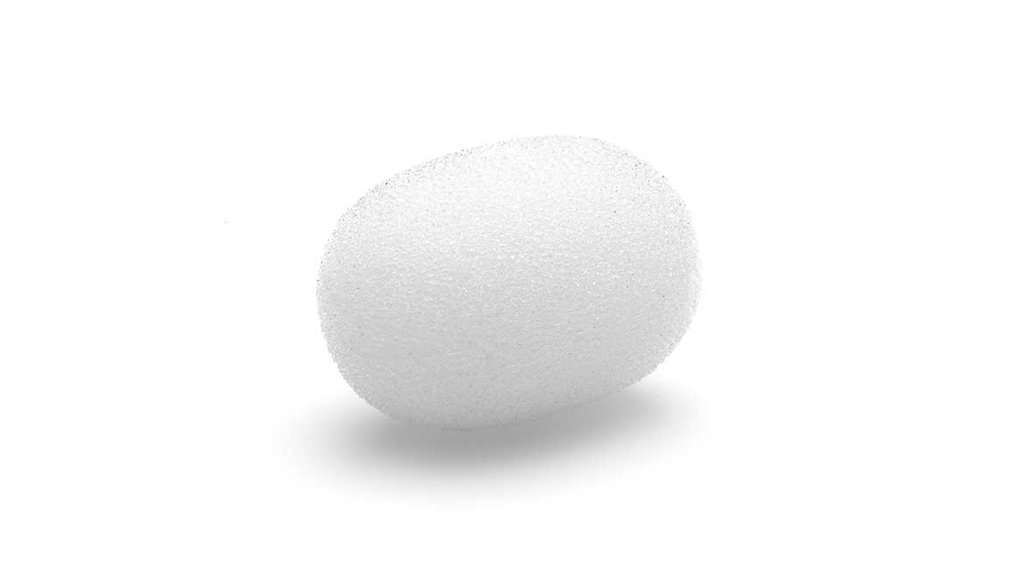 DPA Miniature Foam Windscreen, White, 5 pcs