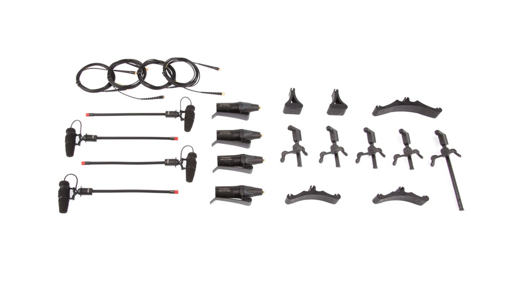 DPA 4099 CORE Classic Touring Kit, 4 Mics and accessories, Loud SPL, Cardboard box