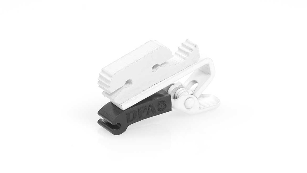 DPA Double Lock Clip, White