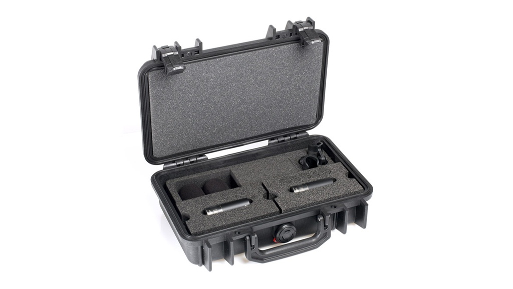 DPA 4015C Stereo Pair with Clips and Windscreens in Peli Case