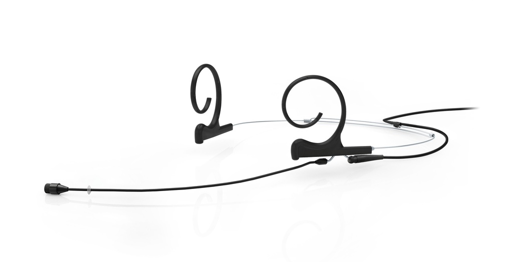 DPA 4266 CORE+ Omni Flex Headset Mic, 110 mm Boom, Black, TA4F Mini-XLR