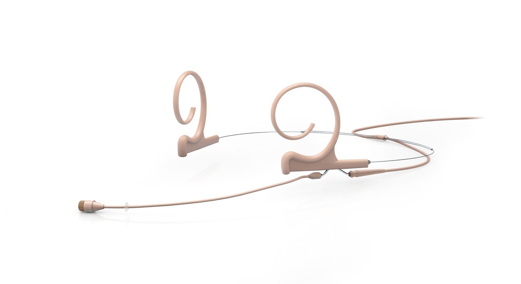 DPA 4266 CORE+ Omni Flex Headset Mic, 90 mm Boom, Beige, TA4F Mini-XLR