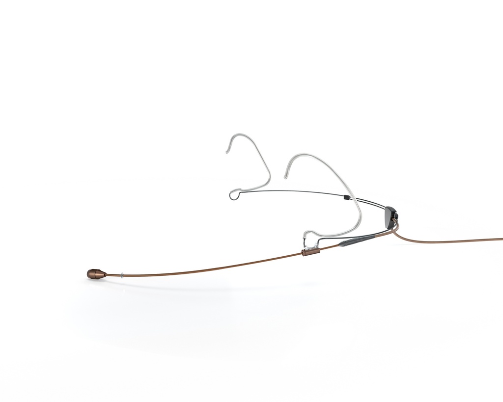 DPA 4466 CORE+ Omni Headset Mic, Brown, MicroLock