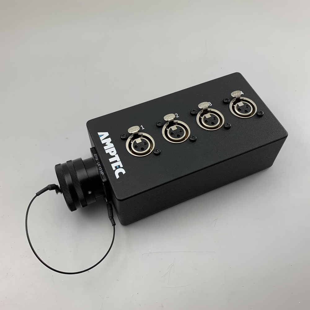 AMPTEC Stagebox 4ch, BIMBOX, LK13 M + dust cap, 4x XLR F