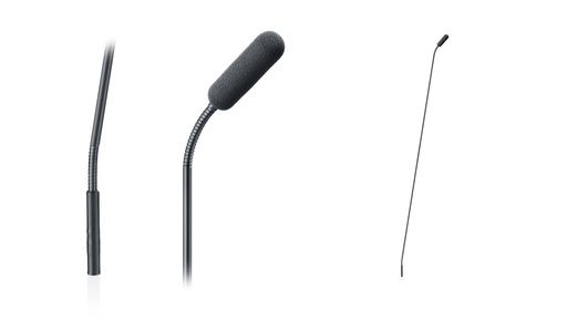 [4098DCGB00120] DPA 4098 CORE Supercardioid Mic, Black, MicroDot, 122 cm (48 in) Boom, top and bottom Gooseneck