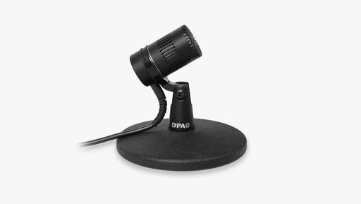 [4018DEDB01005] DPA 4018 Supercardioid Tabletop Mic, 5 cm (2 in), Black, XLR