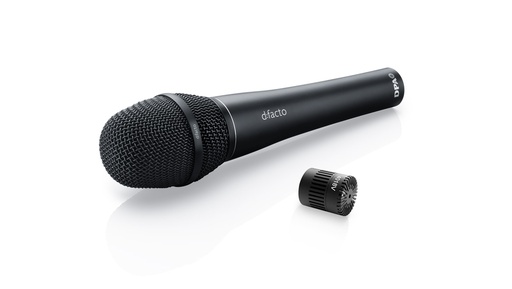 [4018VBB01] DPA d:facto™ 4018V Softboost Supercardioid Mic, Wired DPA Handle, Black