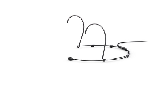 [4066OCAB10LHS] DPA 4066 CORE Omni  Headset Mic, Black, TA4F Mini-XLR, Small