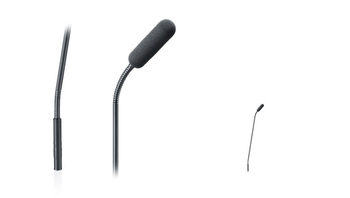 [4098DCGB00045] DPA 4098 CORE Supercardioid Mic, Black, MicroDot, 43 cm (17 in) Boom, top and bottom Gooseneck