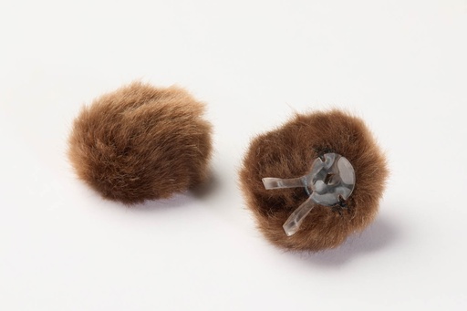 [AIR1BROWNL] DPA Fur Windscreen, Brown, Large