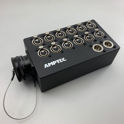[SBL12M1202] AMPTEC Stagebox 12ch, BIMBOX, LK37M + dust,12x XLRF, 2x XLRM