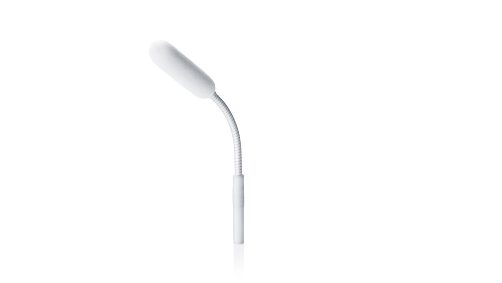DPA 4098 CORE Supercardioid Mic, White, MicroDot, 16 cm (6 in) Boom, full Gooseneck