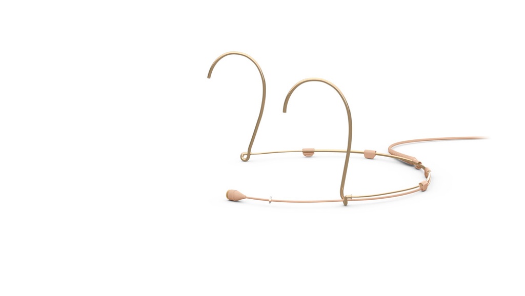 DPA 4066 CORE Omni Headset Mic, Beige, 3-pin LEMO