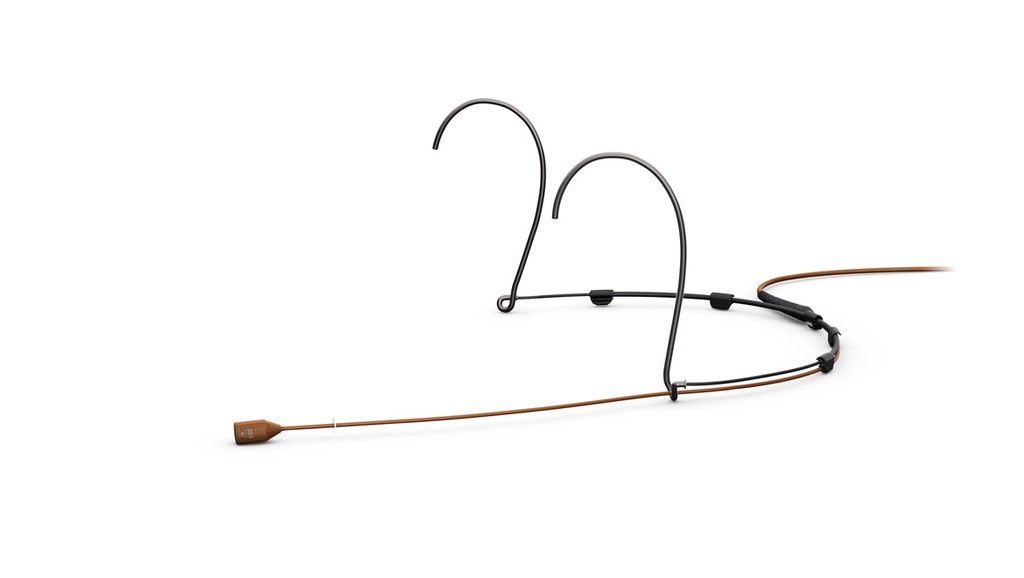 DPA 4088 CORE Directional Headset Mic, Brown, 3-pin LEMO, Small