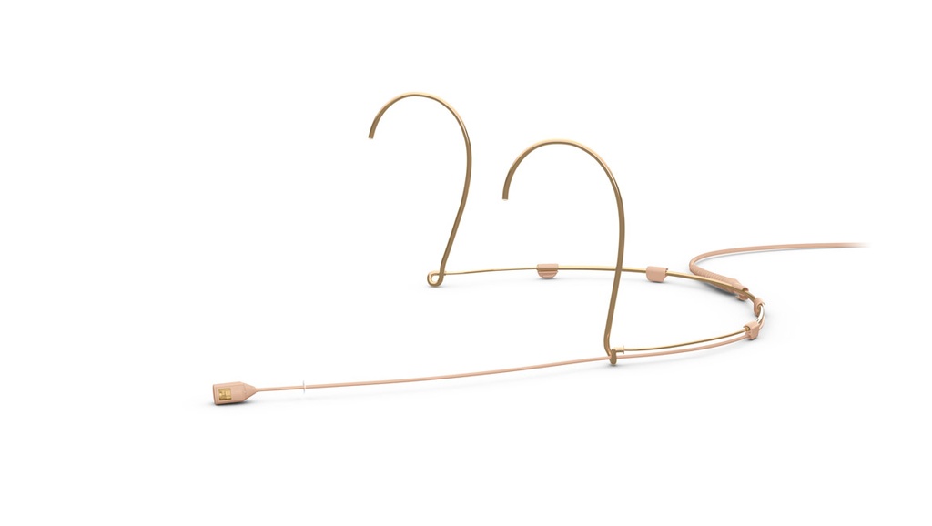 DPA 4088 CORE Directional Headset Mic, Beige, 3-pin LEMO