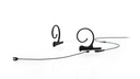 DPA 4166 CORE Omni Flex Headset Mic, 110 mm Boom, Black, 3-pin LEMO