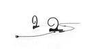 DPA 4188 CORE Directional Flex Headset Mic, 100 mm Boom, Black, MicroDot