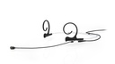 DPA 4288 CORE Directional Flex Headset Mic, 120 mm Boom, Brown, 3-pin LEMO