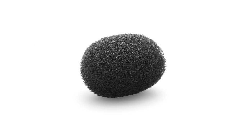 DPA Slim Foam Windscreens, Black, 5 pcs