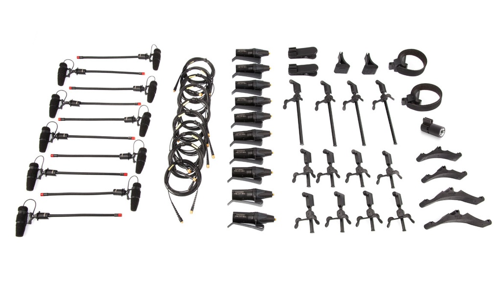 DPA 4099 CORE Classic Touring Kit, 10 Mics and accessories, Loud SPL, Cardboard Box