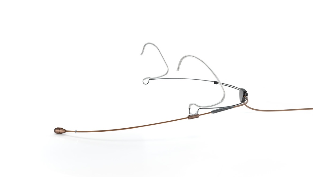 DPA 4466 CORE Omni Headset Mic, Brown, MicroDot