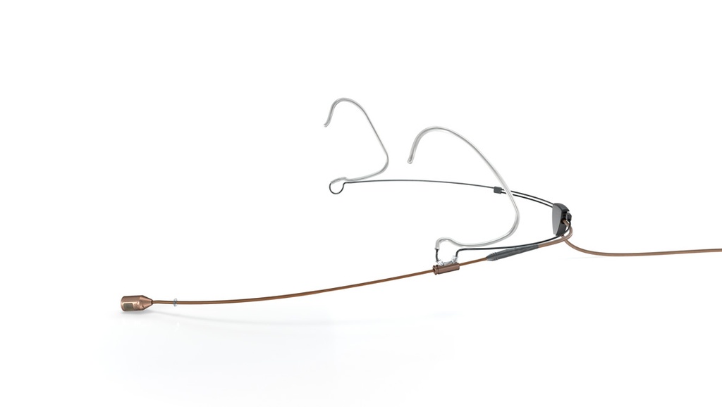 DPA 4488 CORE Directional Headset Mic, Brown, MicroDot