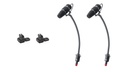 DPA 4099 CORE Stereo Mic, Loud SPL with Clips for Accordion, 2 mics
