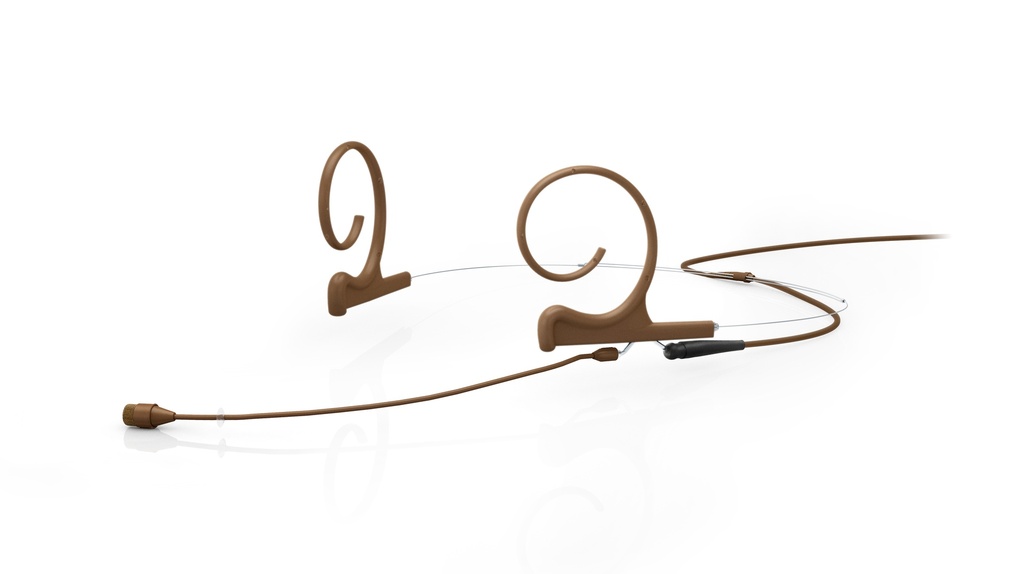 DPA 4266 CORE+ Omni Flex Headset Mic, 90 mm Boom, Brown, 3-pin LEMO