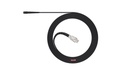 DPA 4661 CORE+ Heavy Duty Omni Mic, Loud SPL, Black, 3-pin LEMO