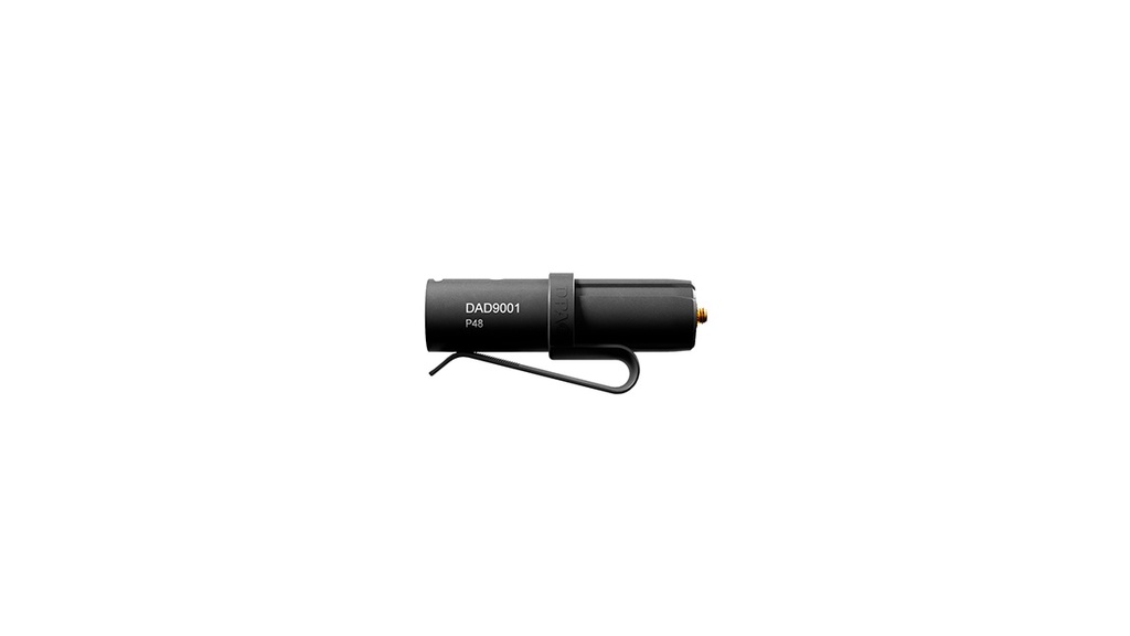 DPA Adapter: MicroLock to 3-pin XLR with Belt Clip DAD9001
