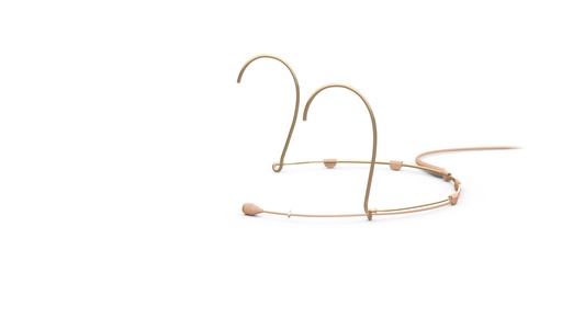 [4066OCAF00LHS] DPA 4066 CORE Omni  Headset Mic, Beige, MicroDot, Small