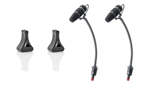 [4099DC1101P] DPA 4099 CORE Mic, Loud SPL, Stereo System for Piano, 2 mics