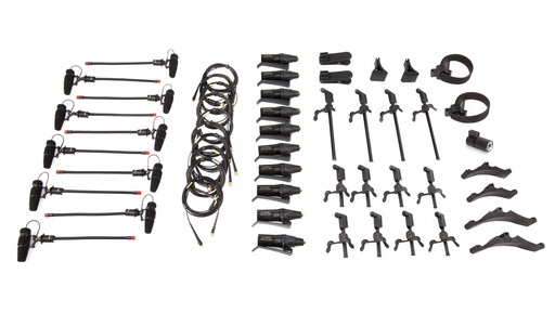 [KIT4099DC10CC] DPA 4099 CORE Classic Touring Kit, 10 Mics and accessories, Loud SPL, Cardboard Box