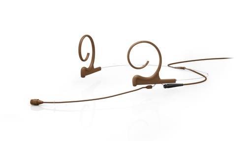 [4266OPFC03MH] DPA 4266 CORE+ Omni Flex Headset Mic, 90 mm Boom, Brown, 3-pin LEMO